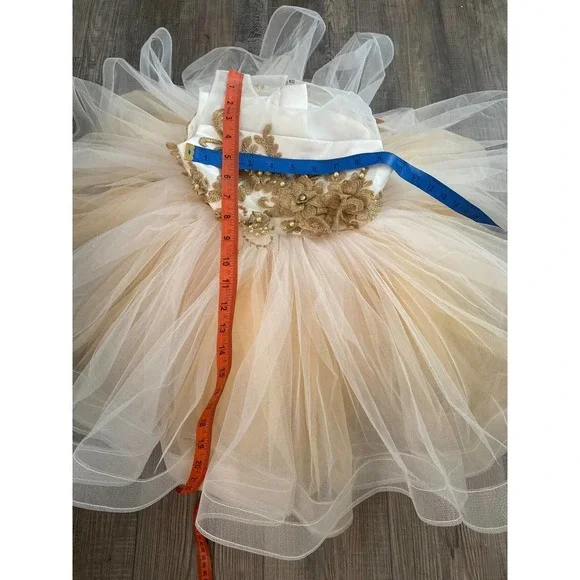 Gorgeous Tulle Princess Birthday Flower Girl Pageant Dress